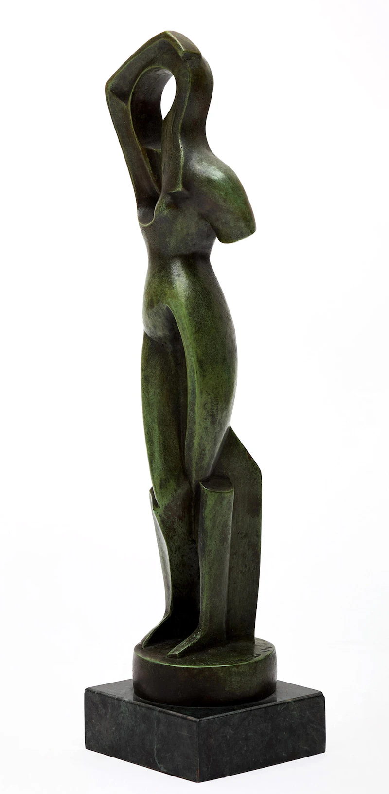 After Alexander Archipenko, Woman Combing Her Hair, bronze, 1914 - view 2