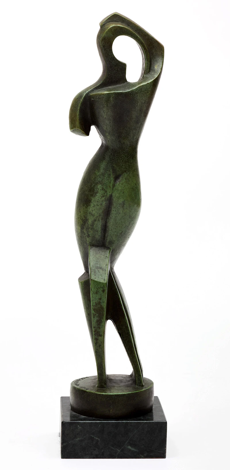 After Alexander Archipenko, Woman Combing Her Hair, bronze, 1914 - view 3