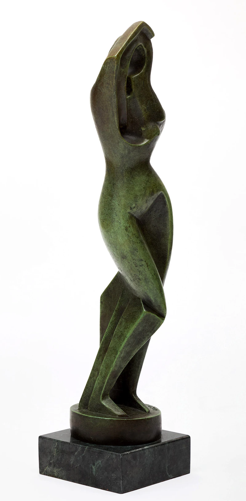 After Alexander Archipenko, Woman Combing Her Hair, bronze, 1914 - view 4