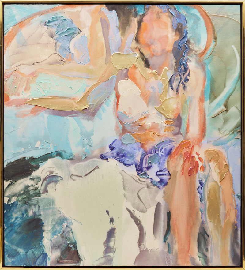 Darryl Hughto, Rachel, acrylic on canvas, 1988 - view 2