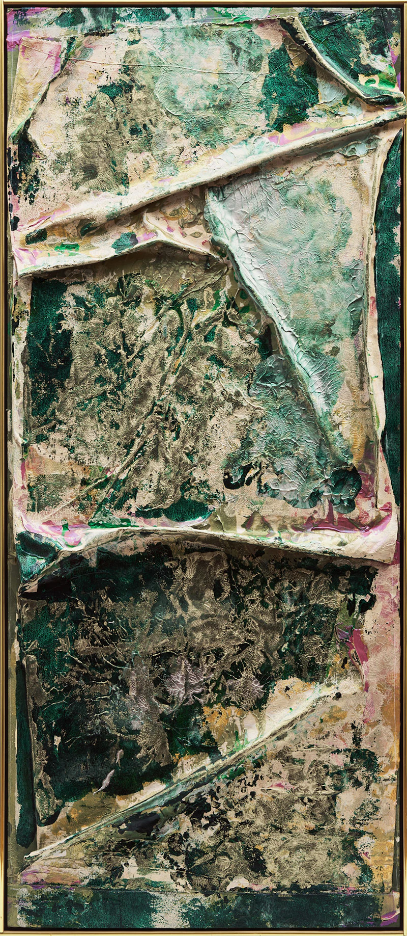 Susan Roth, Spring Symphony, oil and mixed media on canvas, 1987 - view 2