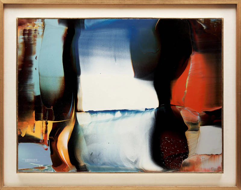 Leonardo Nierman Mendelejis, Mirage, oil on board - view 2