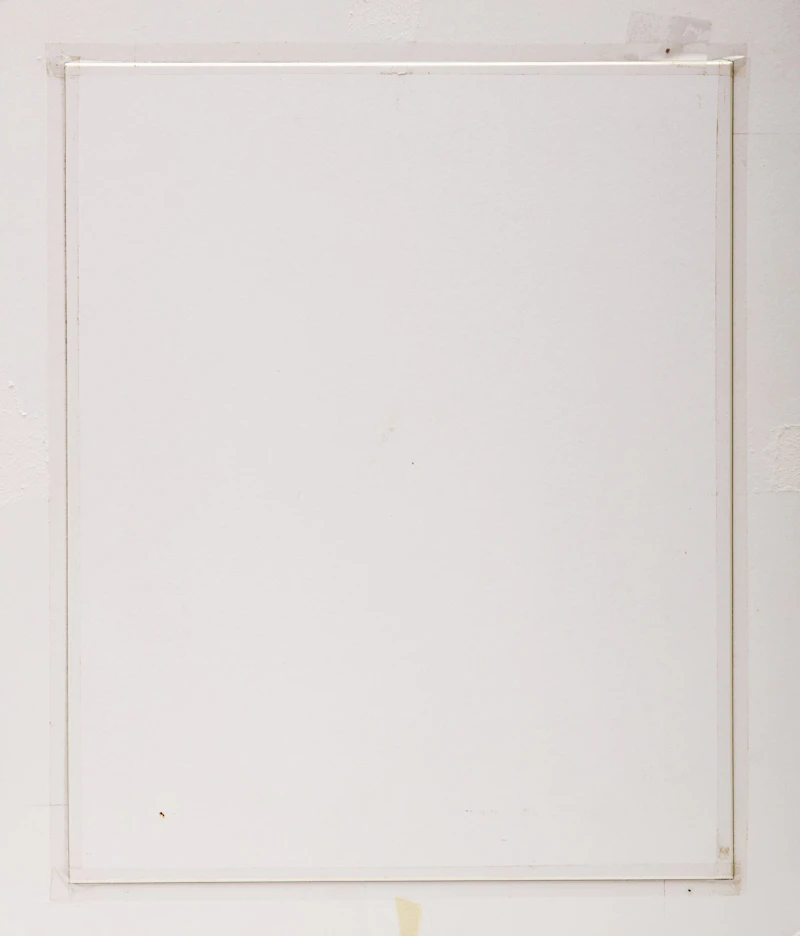 Francis Newton Souza, Portrait, ink on paper mounted onto card, 1976 - view 3