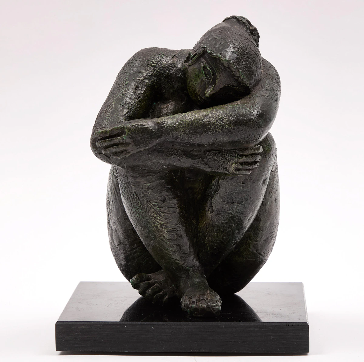 Antoniucci Volti, Seated Woman, bronze, circa 1979