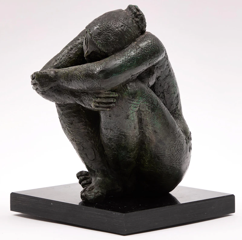 Antoniucci Volti, Seated Woman, bronze, circa 1979 - view 2