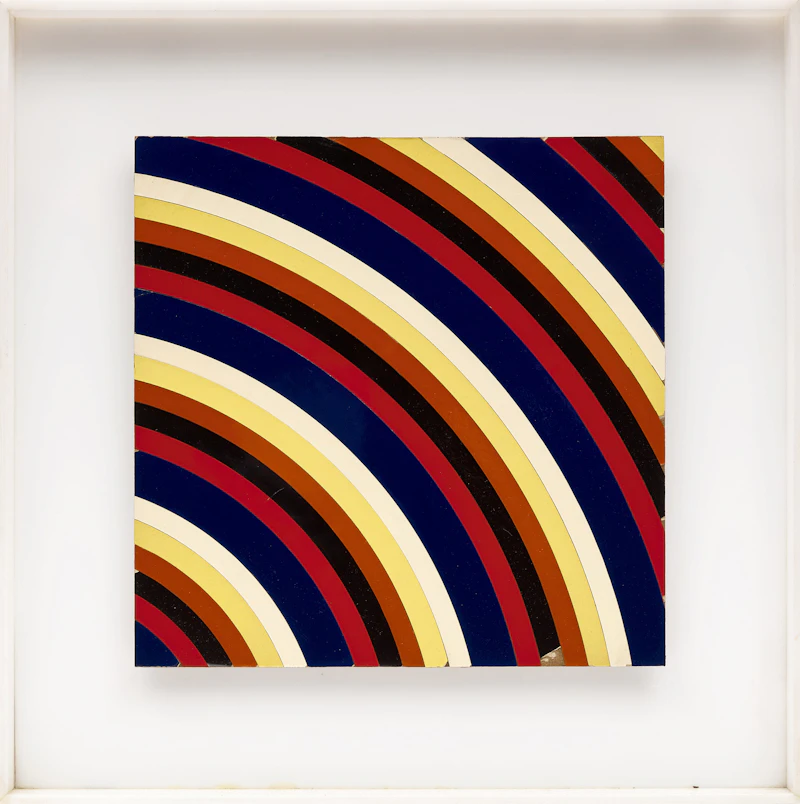 Nassos Daphnis, S-48-69, acrylic on board mounted in a plexi box - view 2