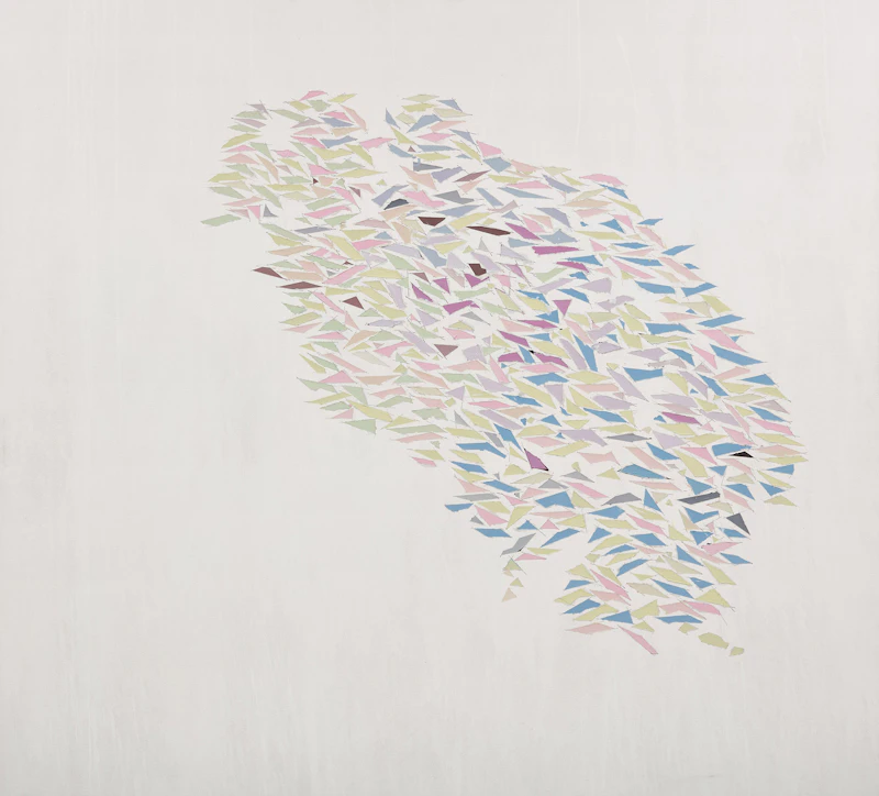 Multi-Color on Light Gray by Robert Goodnough