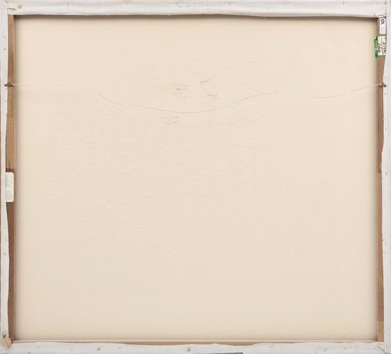 Robert Goodnough, Multi-Color on Light Gray, acrylic on canvas, 1974 - view 3