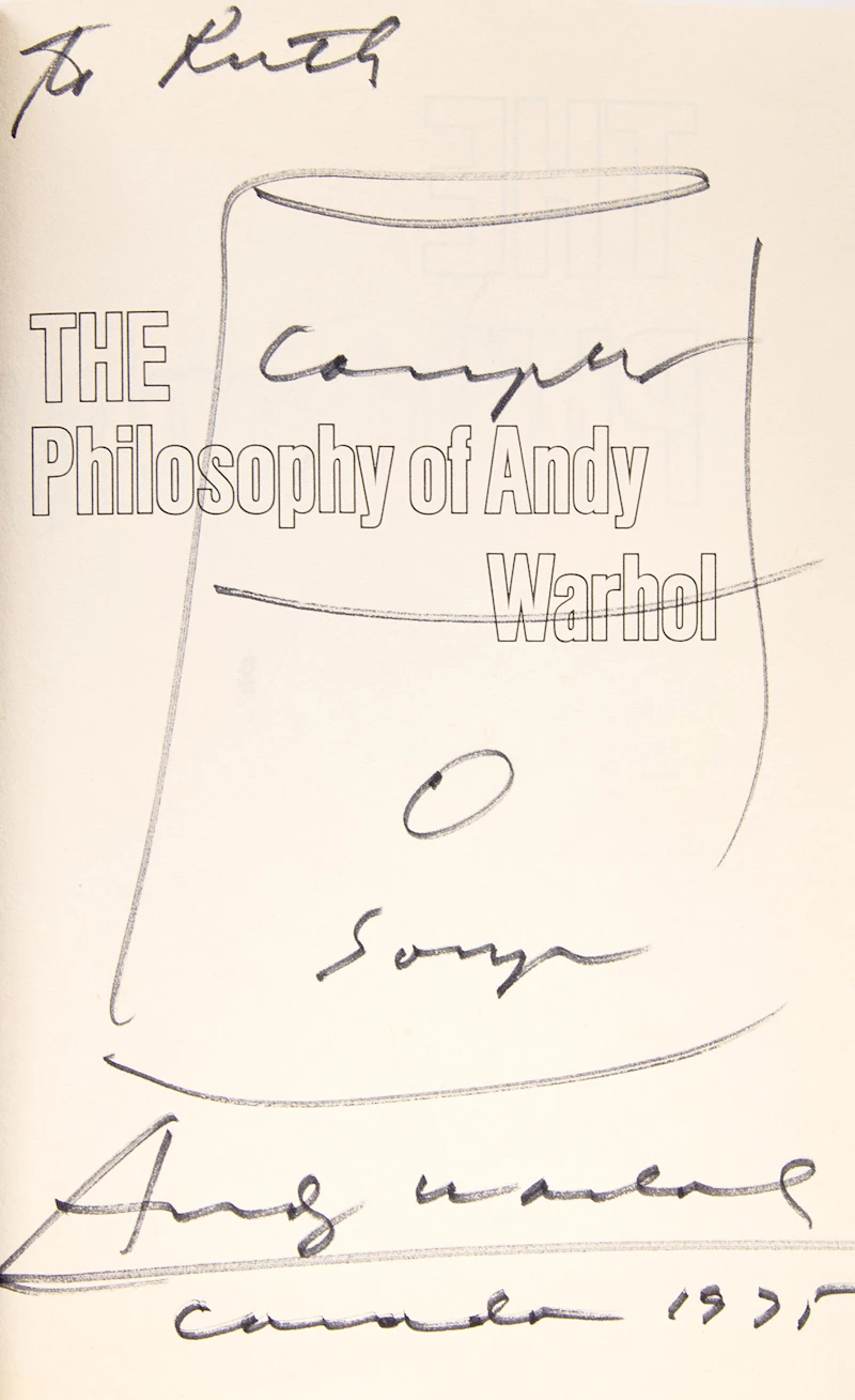 Andy Warhol, The Philosophy of Andy Warhol (From A to B and Back Again), 1 book - view 2