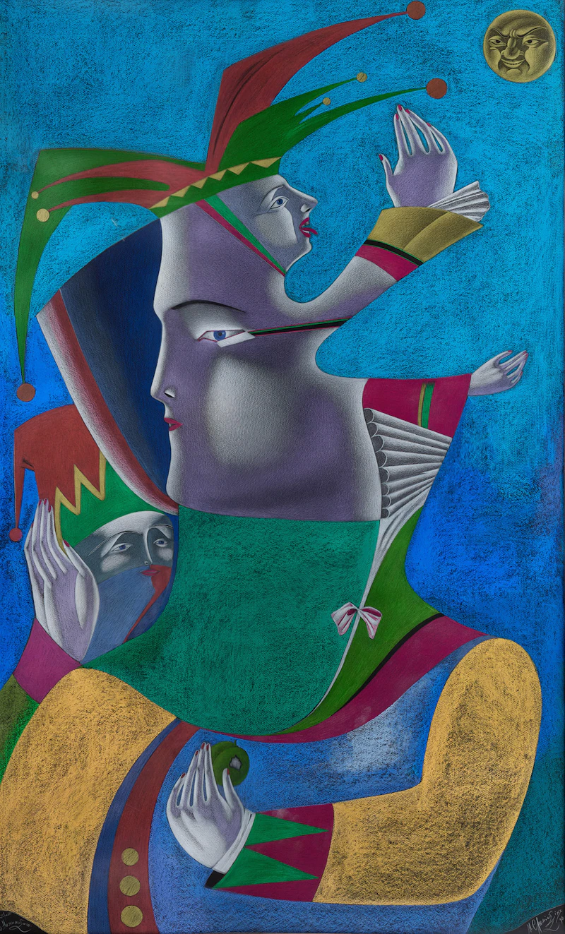 Portrait of V. Nijinsky XXVI by Mihail Mikhailovich Chemiakin