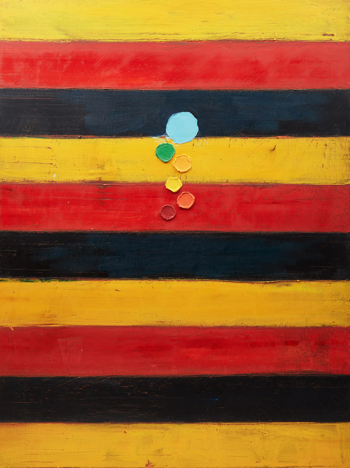 Michael Adamson, The Friendly German, oil on canvas, 2001