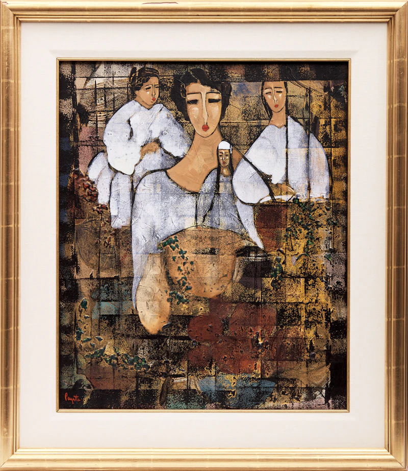 Nicole Payette, Mythe et mythologie , oil on canvas, circa 1977 - view 2