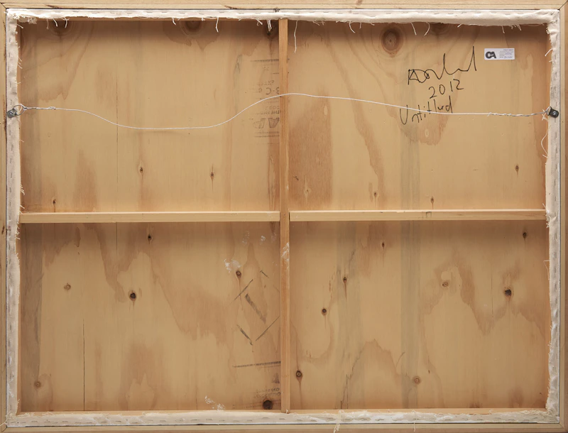 Kim Dorland, Untitled, oil on canvas laid on board, 2012 - view 3
