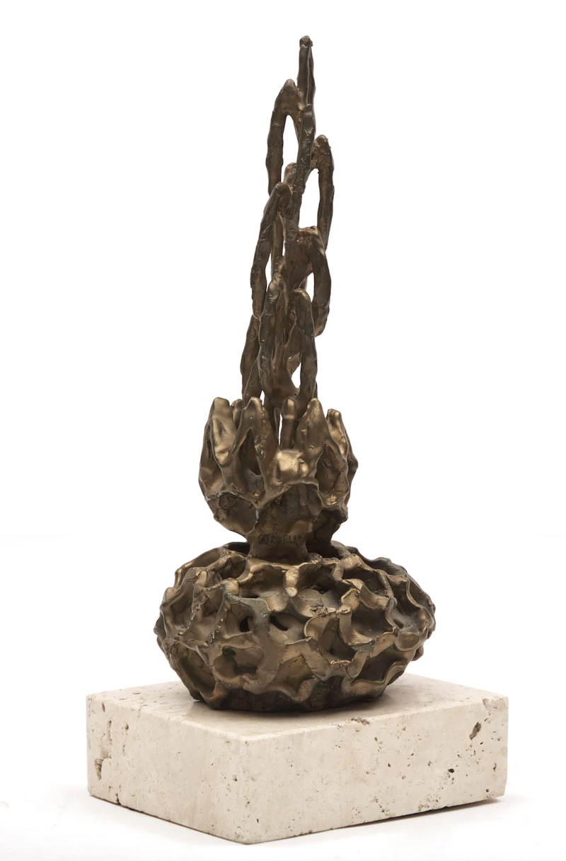 Tony Stapells, Germination, bronze on stone base, 1967 - view 2