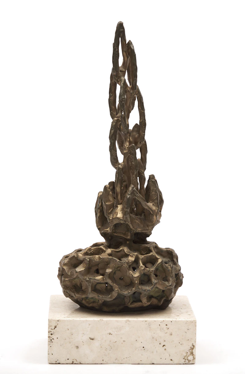 Tony Stapells, Germination, bronze on stone base, 1967 - view 4