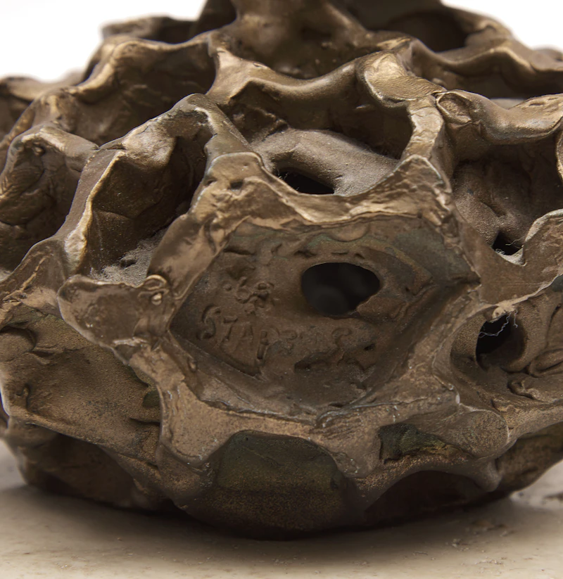 Tony Stapells, Germination, bronze on stone base, 1967 - view 5