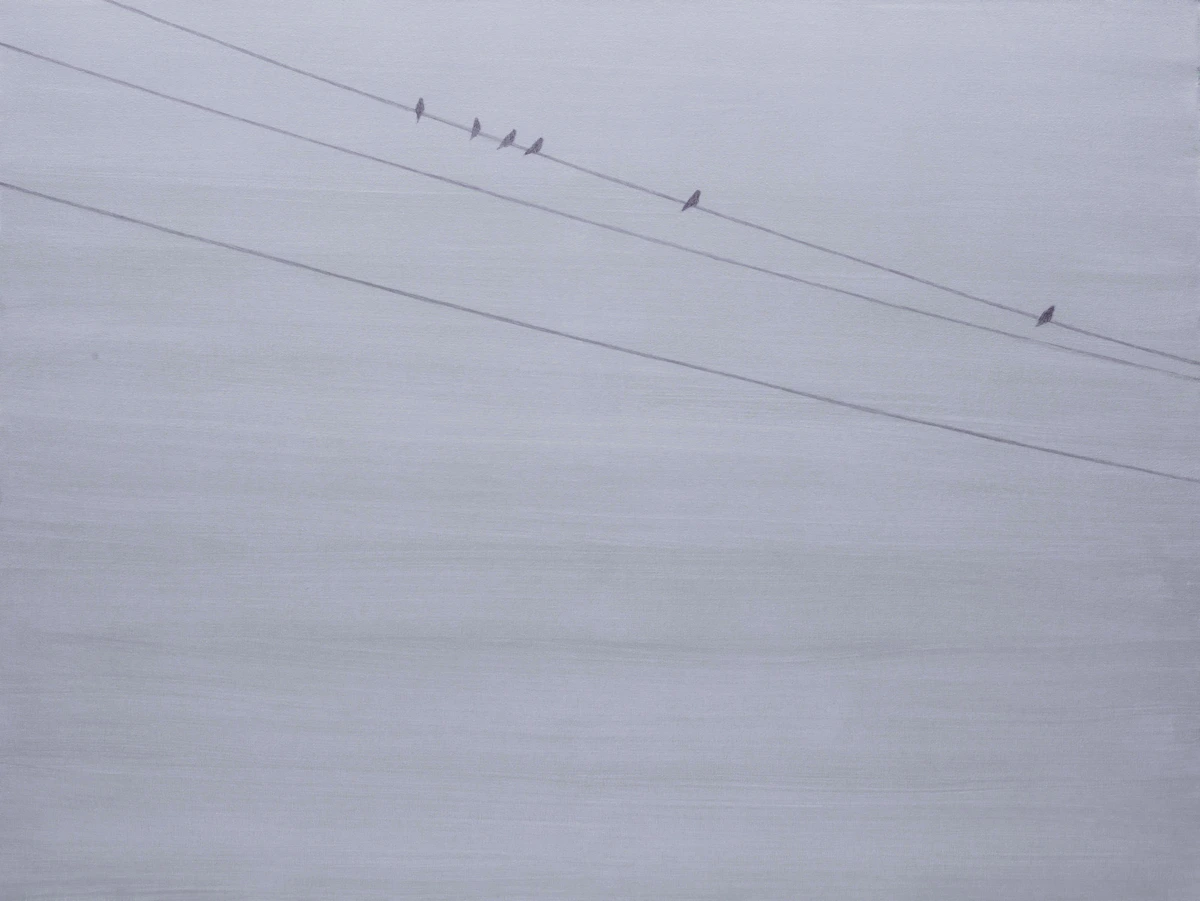 Nick Ostoff, Birds #2, oil on canvas, 2007