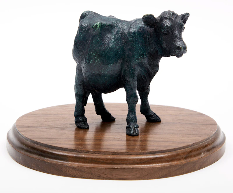 Joe Fafard, Three Cows, three bronze sculptures - view 4
