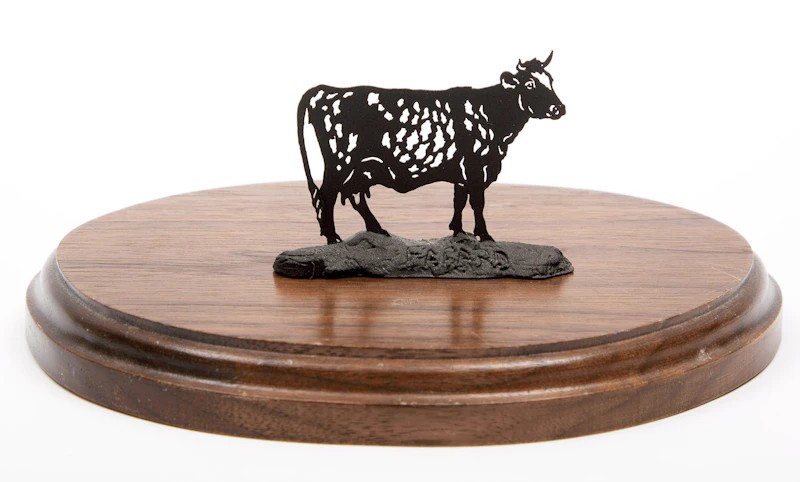 Joe Fafard, Three Cows, three bronze sculptures - view 8