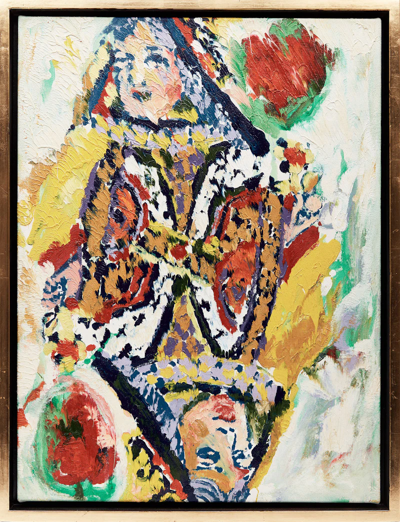Thomas Ackermann, Pale Queen of Hearts, oil on canvas, 2009 - view 2
