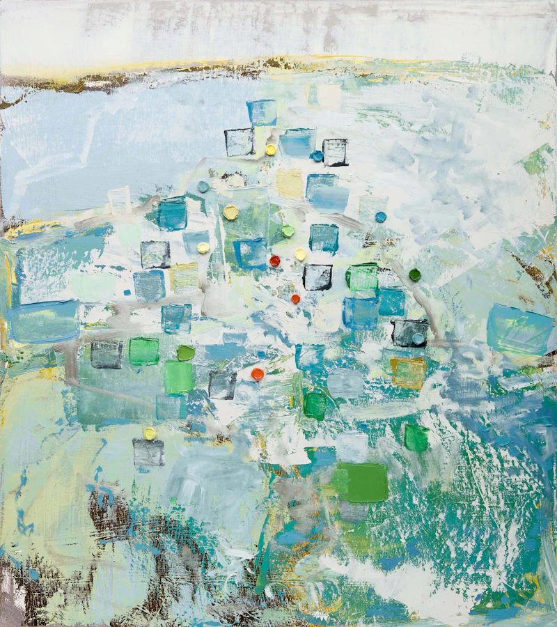 Michael Adamson, New Paper Car Park, oil on canvas, 2008 - view 1