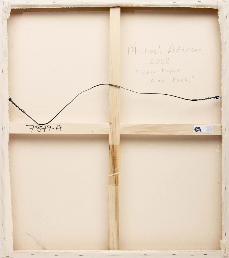 Michael Adamson, New Paper Car Park, oil on canvas, 2008 - view 2