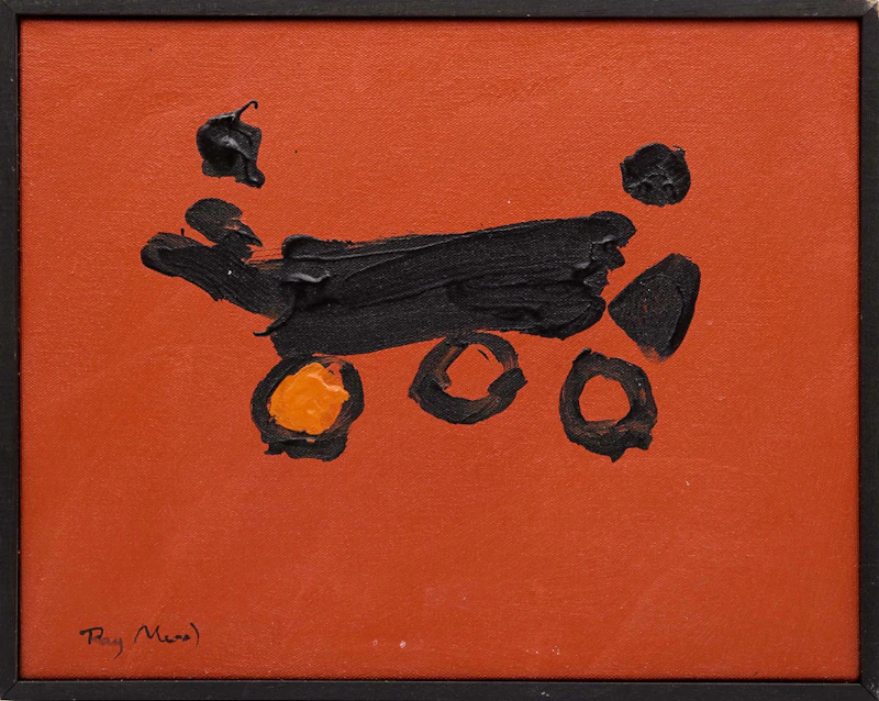 Raymond John Mead, Wind Twist, acrylic on canvas, 1991 - view 2