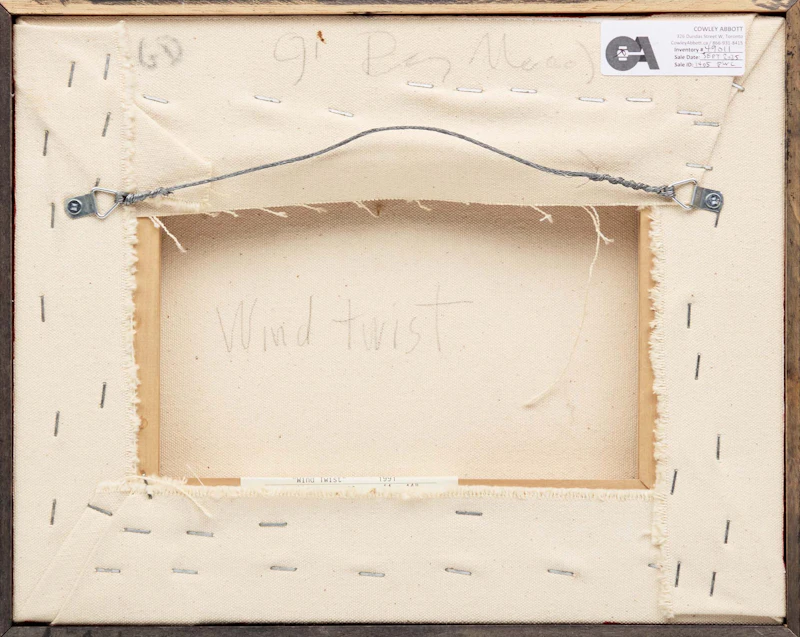 Raymond John Mead, Wind Twist, acrylic on canvas, 1991 - view 3