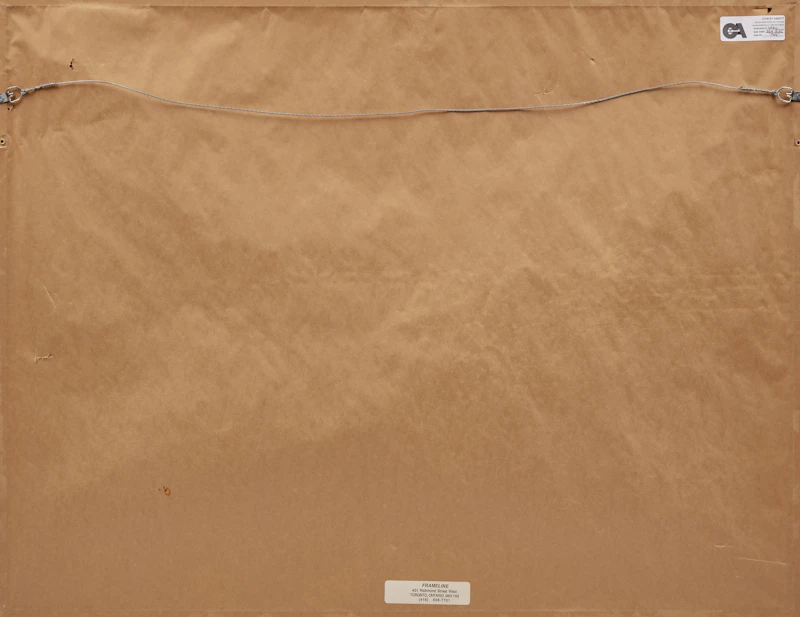 Joyce Wieland, Untitled (Red Figure), circa 1984, mixed media on paper - view 3