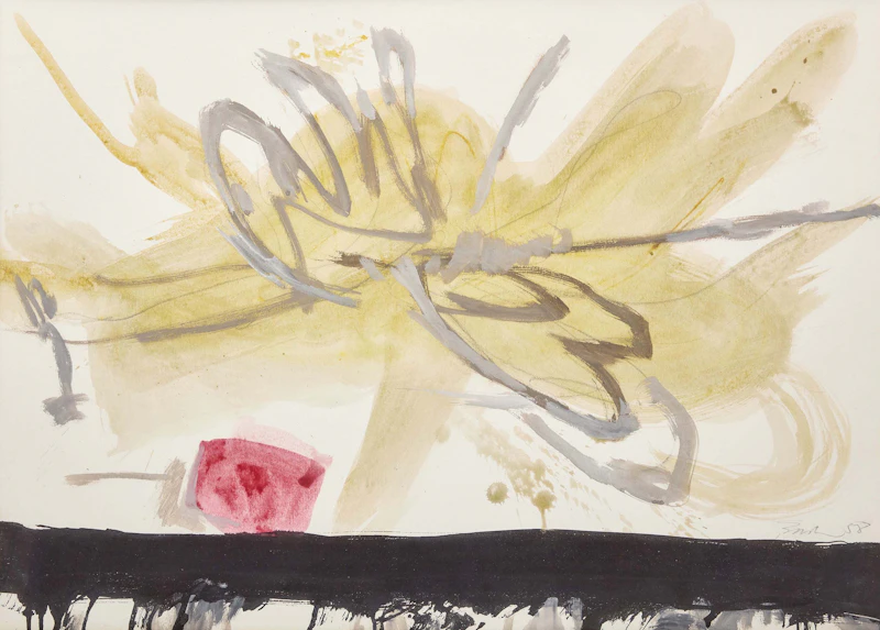 Jack Hamilton Bush, Black Bottom, 1958, watercolour