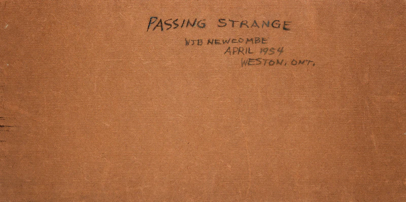 William John Bertram Newcombe, Passing Strange, oil on board, 1954 - view 2