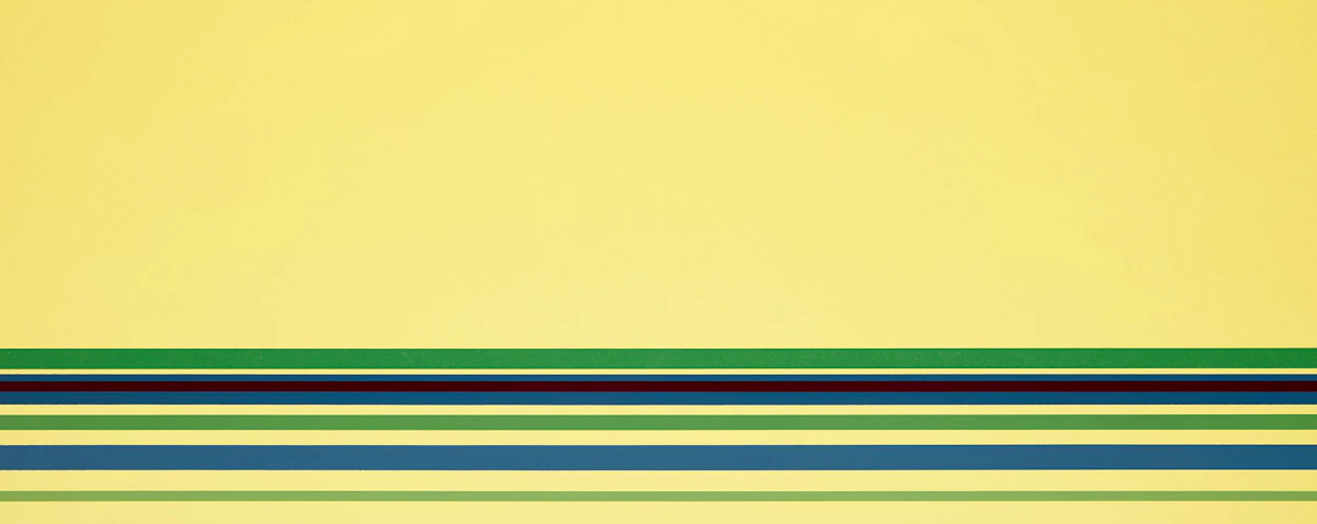 Lawren Phillips Harris, Horizontals, No. 4, 1976, colour serigraph