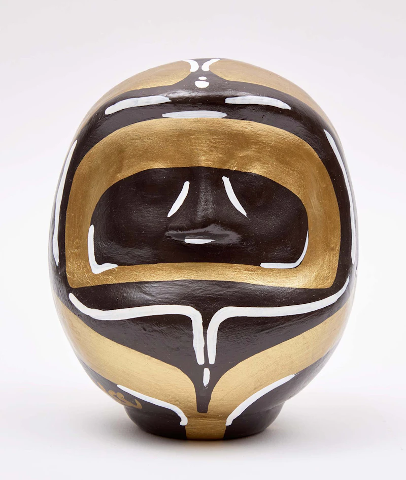 Sonny Assu, Daruma, acrylic and papier mache - view 1