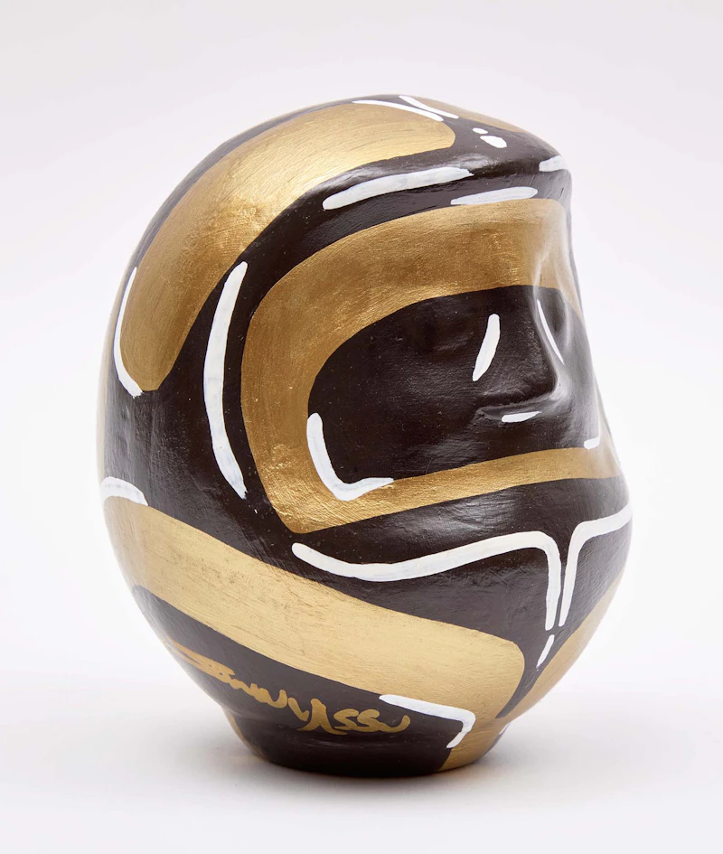 Sonny Assu, Daruma, acrylic and papier mache - view 2