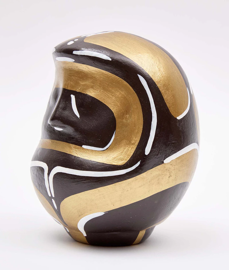 Sonny Assu, Daruma, acrylic and papier mache - view 3