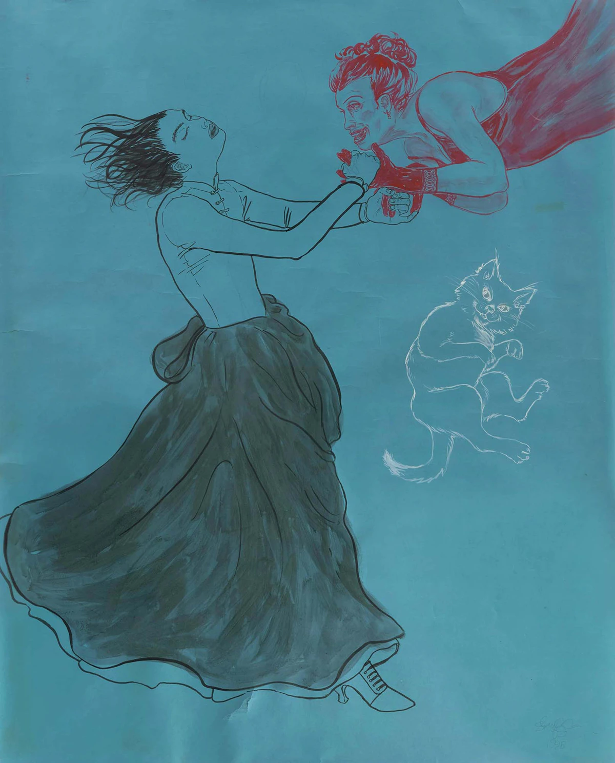 Shary Boyle, Untitled, circa 1997, mixed media