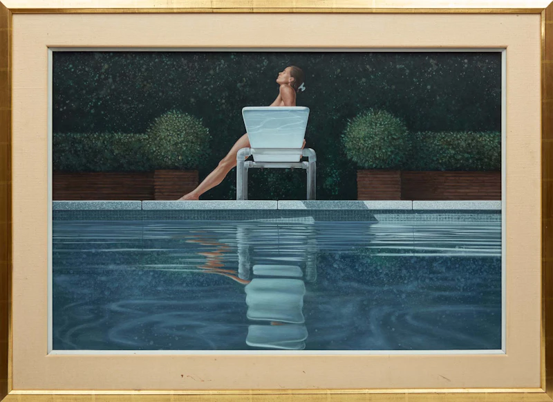 Kenneth Danby, Acapulco, egg tempera on board, 1985 - view 2