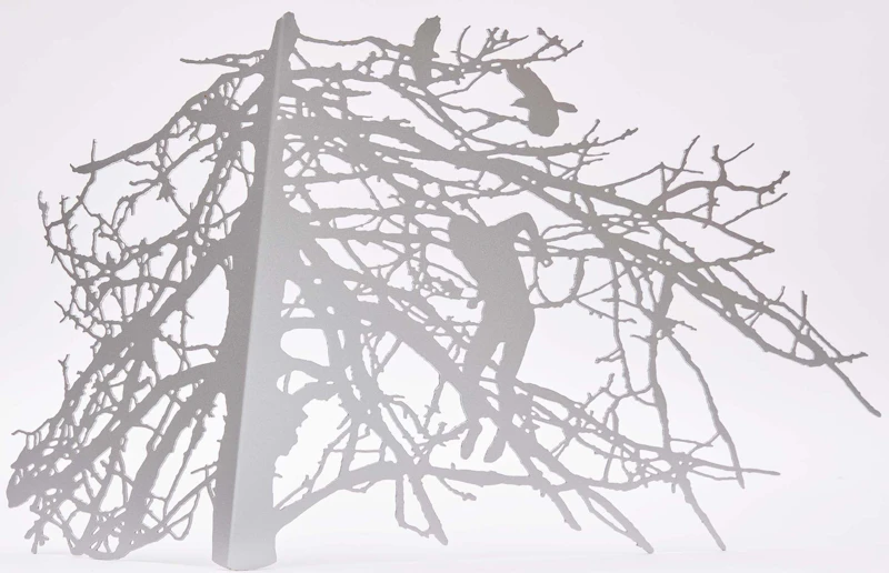 Ed Pien, Leap, aluminum - view 1