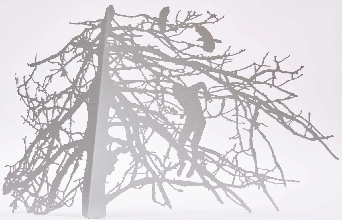 Ed Pien, Leap, aluminum