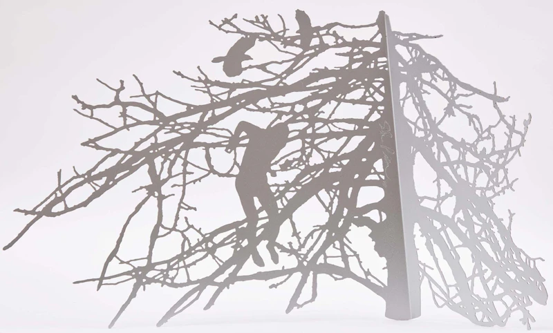 Ed Pien, Leap, aluminum - view 2