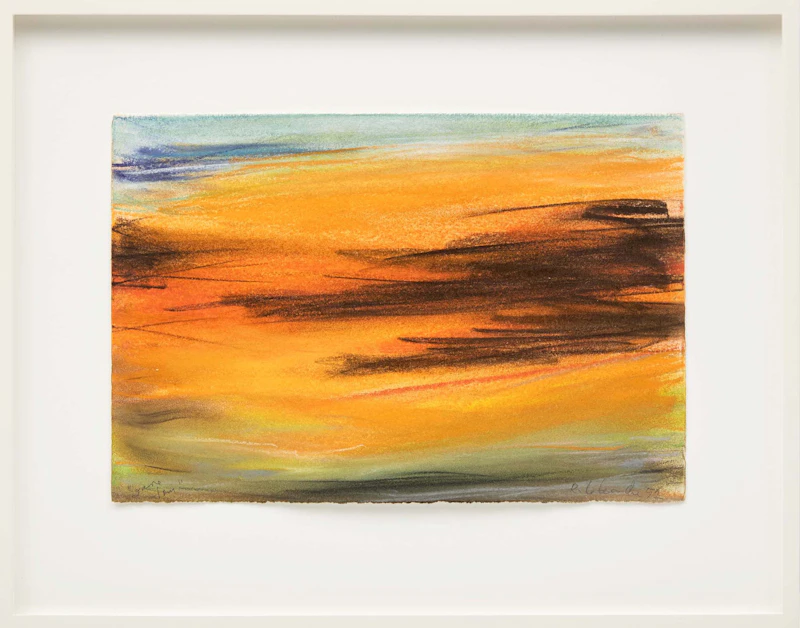 Rita Letendre, L’Orage après l’Orage, 1992, seven pastel and coloured pencil works on paper - view 2