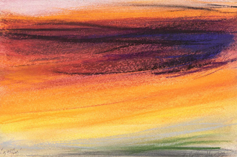 Rita Letendre, L’Orage après l’Orage, 1992, seven pastel and coloured pencil works on paper - view 13
