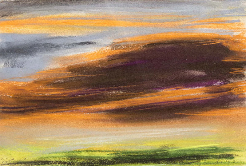 Rita Letendre, L’Orage après l’Orage, 1992, seven pastel and coloured pencil works on paper - view 16