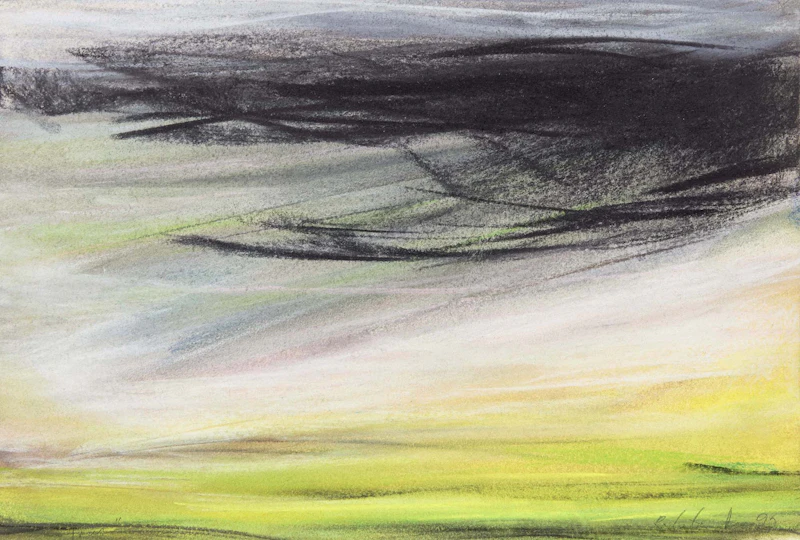 Rita Letendre, L’Orage après l’Orage, 1992, seven pastel and coloured pencil works on paper - view 19