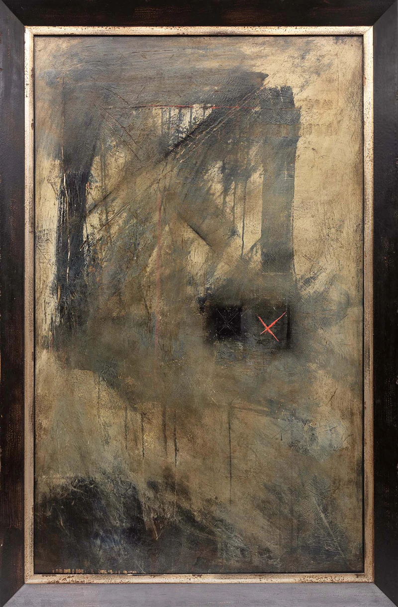 Drew Harris, Exchange #29, 1997, mixed media on canvas - view 2