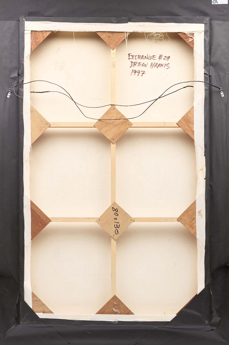 Drew Harris, Exchange #29, 1997, mixed media on canvas - view 3