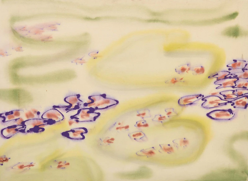 Kathleen Margaret Graham, Algonquin Reflections I, 1978, acrylic on canvas - view 1
