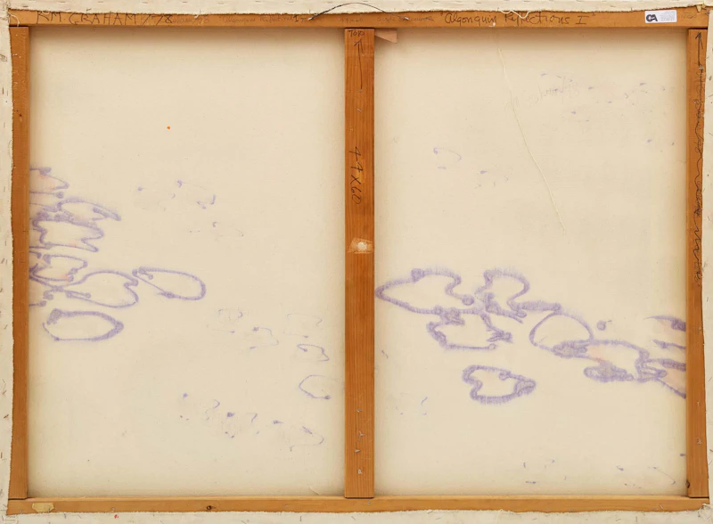 Kathleen Margaret Graham, Algonquin Reflections I, 1978, acrylic on canvas - view 2