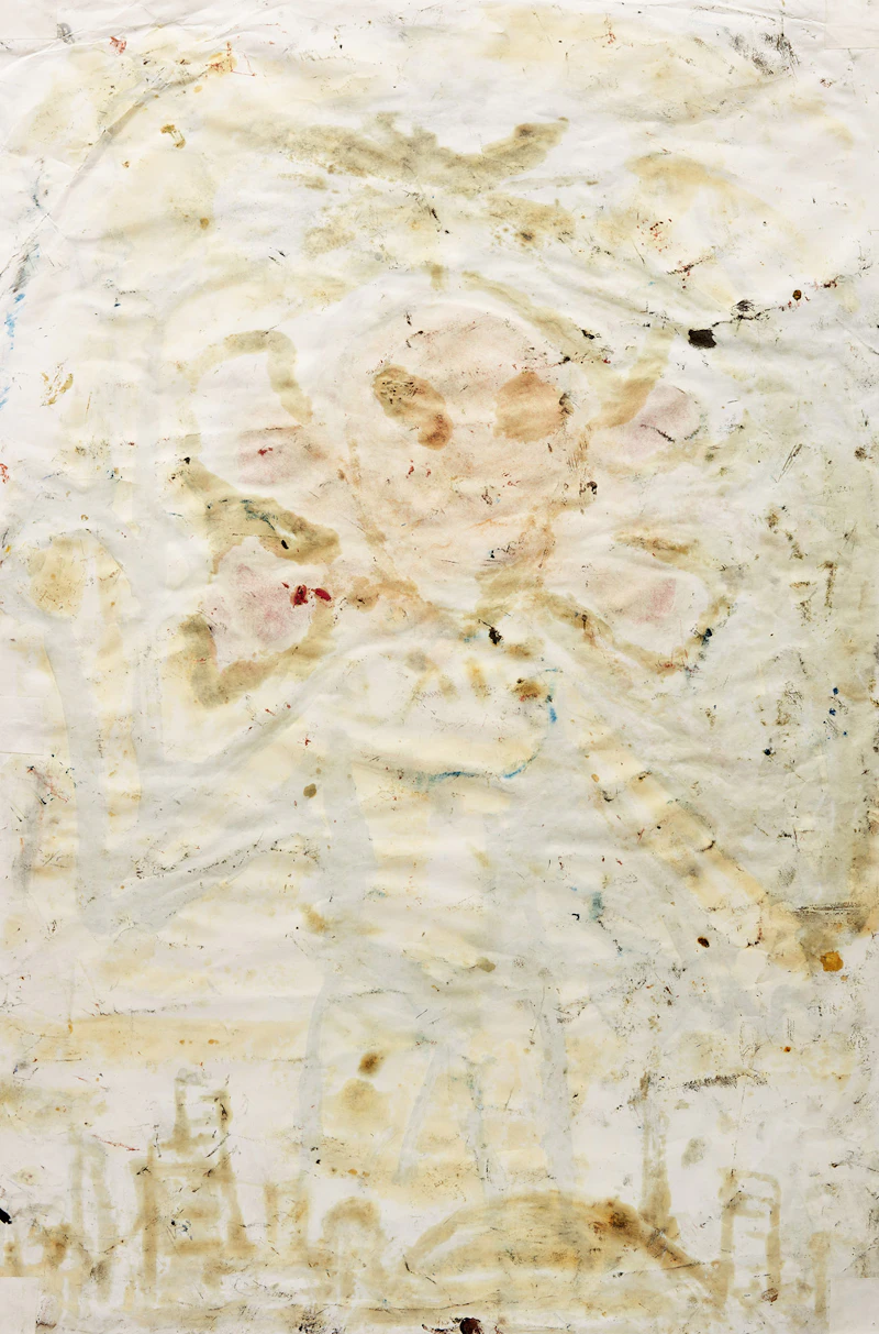 John Scott, Bird, acrylic and mixed media on paper - view 2