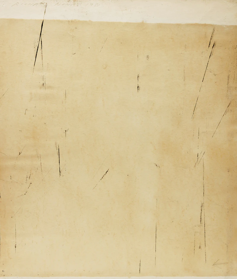 Richard Nonas, Canada Summertime, oil on paper, 1980 - view 2